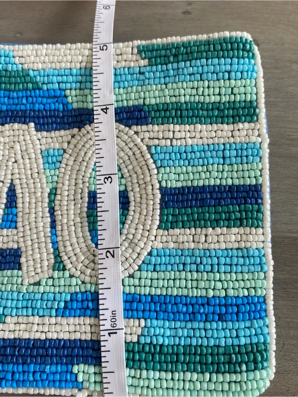 Beaded wristlet